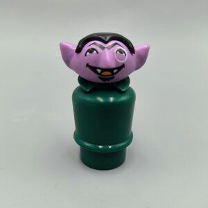 Vintage Sesame Street Von Count Little People Vampire Fisher Price 1973